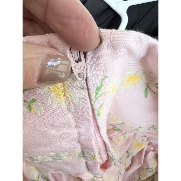 Vintage 90s Y2K Maxi Slip Dress 12 Fairy Grunge Whimsigoth Dainty Witchy Boho - Picture 7 of 12